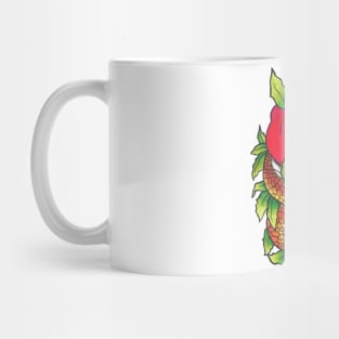 Snake and apple Mug